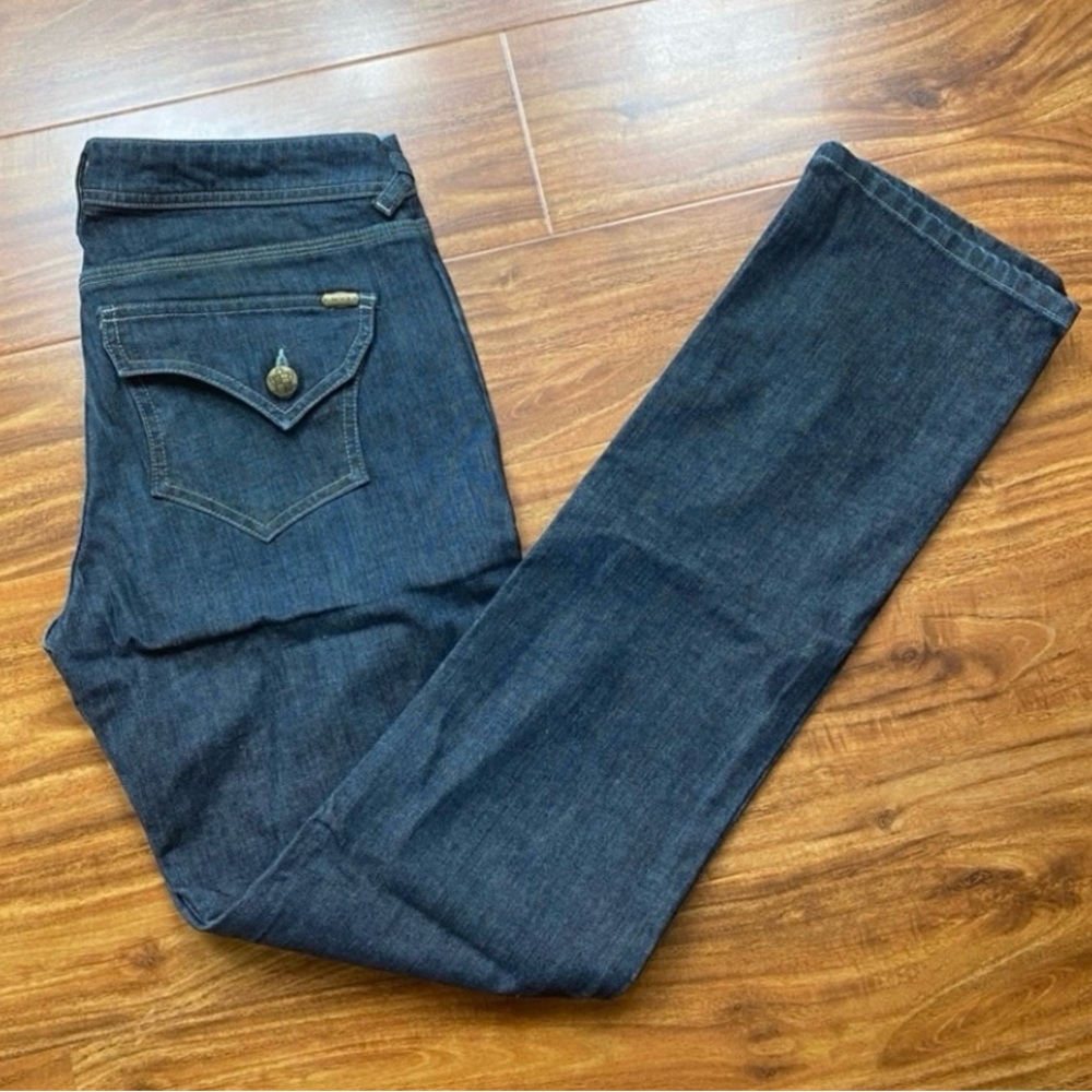 NWT New Vintage K Roque Women's Dark Blue Midrise Straight Jeans Size 31 Classic